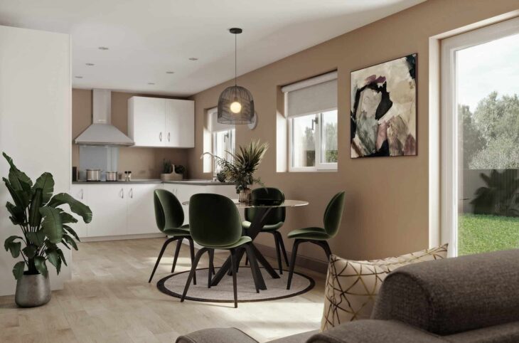 The Worcester, Tia Way lounge, kitchen
